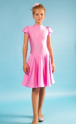 Р 4.2 Платье спортивное для девочек (фото, Розовый)