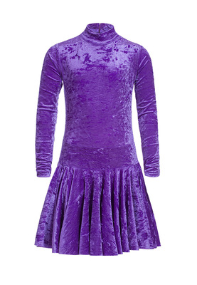 Р 2.8 Платье спортивное для девочек (фото, Фиолетовый)