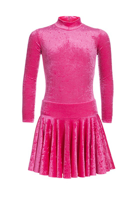 Р 2.8 Платье спортивное для девочек (фото, Розовый)