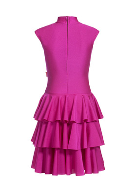 Р 4.5 Платье спортивное для девочек (фото, Фиолетовый)