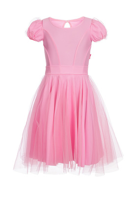 Р 8.2 Платье спортивное для девочек (фото, Розовый)