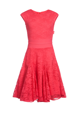 Р 8.3 Платье спортивное для девочек (фото, Красный)