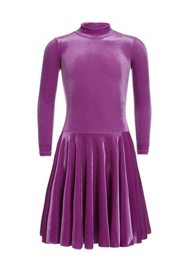 Р 3.81 Платье спортивное для девочек (фото, Фиолетовый)