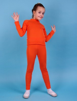 ТБд Трико для девочек (фото, Оранжевый)