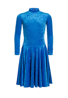 Р 3.8 Платье спортивное для девочек (фото, Голубой)