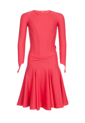 Р 4.8 Платье спортивное для девочек (фото, Красный)
