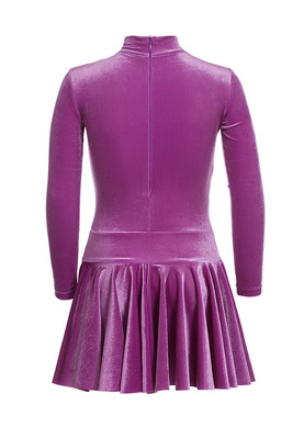 Р 2.81 Платье спортивное для девочек (фото, фиолетовый)