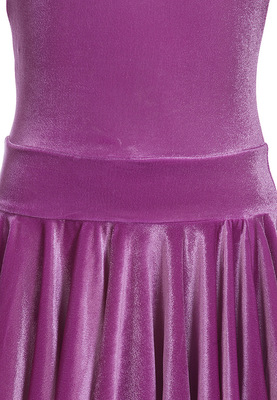 Р 2.81 Платье спортивное для девочек (фото, фиолетовый)