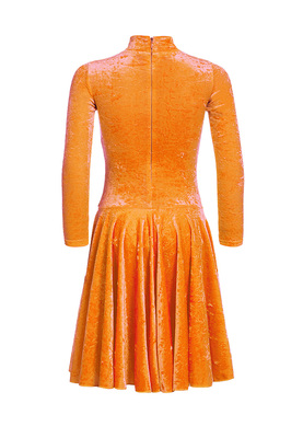 Р 3.8 Платье спортивное для девочек (фото, оранжевый)