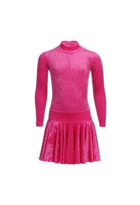Р 2.8 Платье спортивное для девочек (фото, Малиновый)