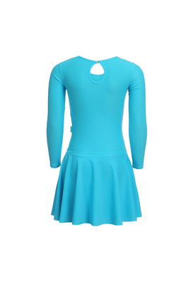 Р 2.9 Платье спортивное для девочек (фото, Голубой)
