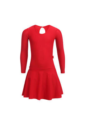 Р 2.9 Платье спортивное для девочек (фото, Красный)