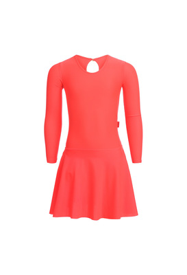 Р 2.9 Платье спортивное для девочек (фото, Оранжевый)