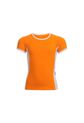 Ф 6.3 Футболка для девочек (фото, оранжевый)