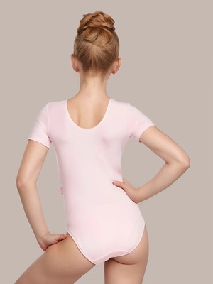 Г 8.03 Купальник гимнастический для девочек (Светло-розовый) Г 8.03 Купальник гимнастический для девочек (фото, Светло-розовый)