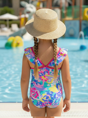 К 25.24 Купальник цельнокроеный для девочек (вид 3) К 25.24 Купальник цельнокроеный для девочек (фото, вид 3)