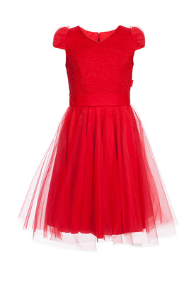 Р 8.5 Платье спортивное для девочек (фото, Красный)