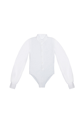 Р 1.05 Рубашка-боди для мальчиков (фото, Белый)