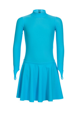 Р 2.71 Платье спортивное для девочек (фото, Бирюзовый)