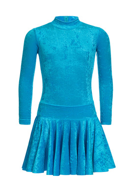 Р 2.8 Платье спортивное для девочек (фото, Бирюзовый)