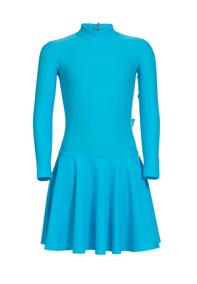 Р 2.91 Платье спортивное для девочек (фото, Бирюзовый)